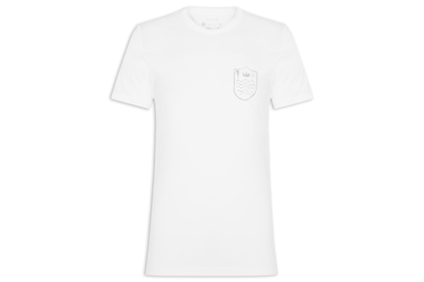 Camiseta Masculina Stone Brasão Rough - Branco