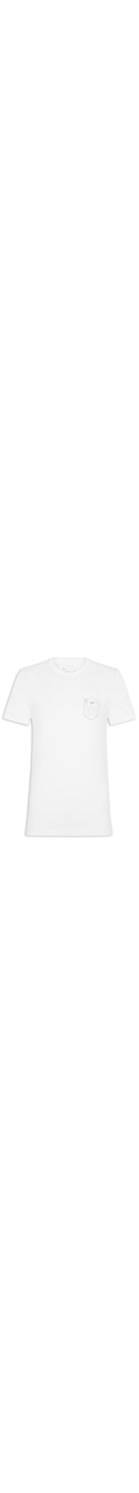 Camiseta Masculina Stone Brasão Rough - Branco