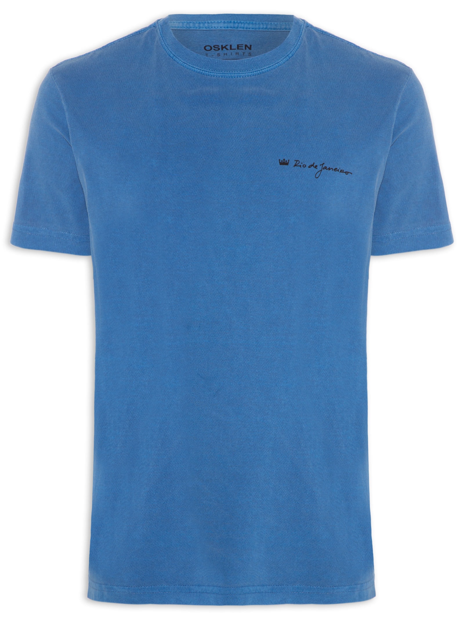 Camiseta Masculina Stone Calçadão Azul Osklen
