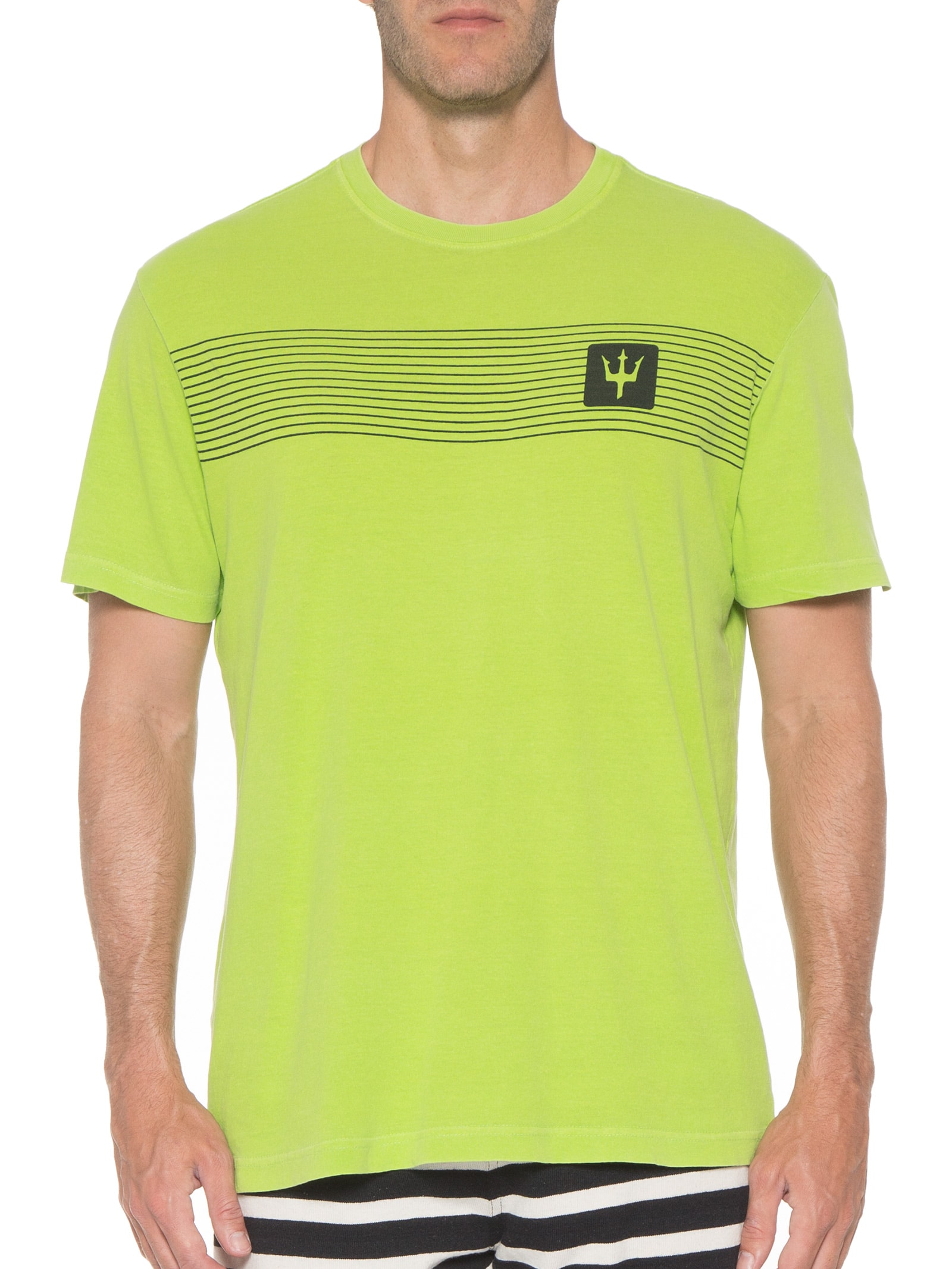 Camiseta Masculina Stone Carbon Fiber Verde Osklen