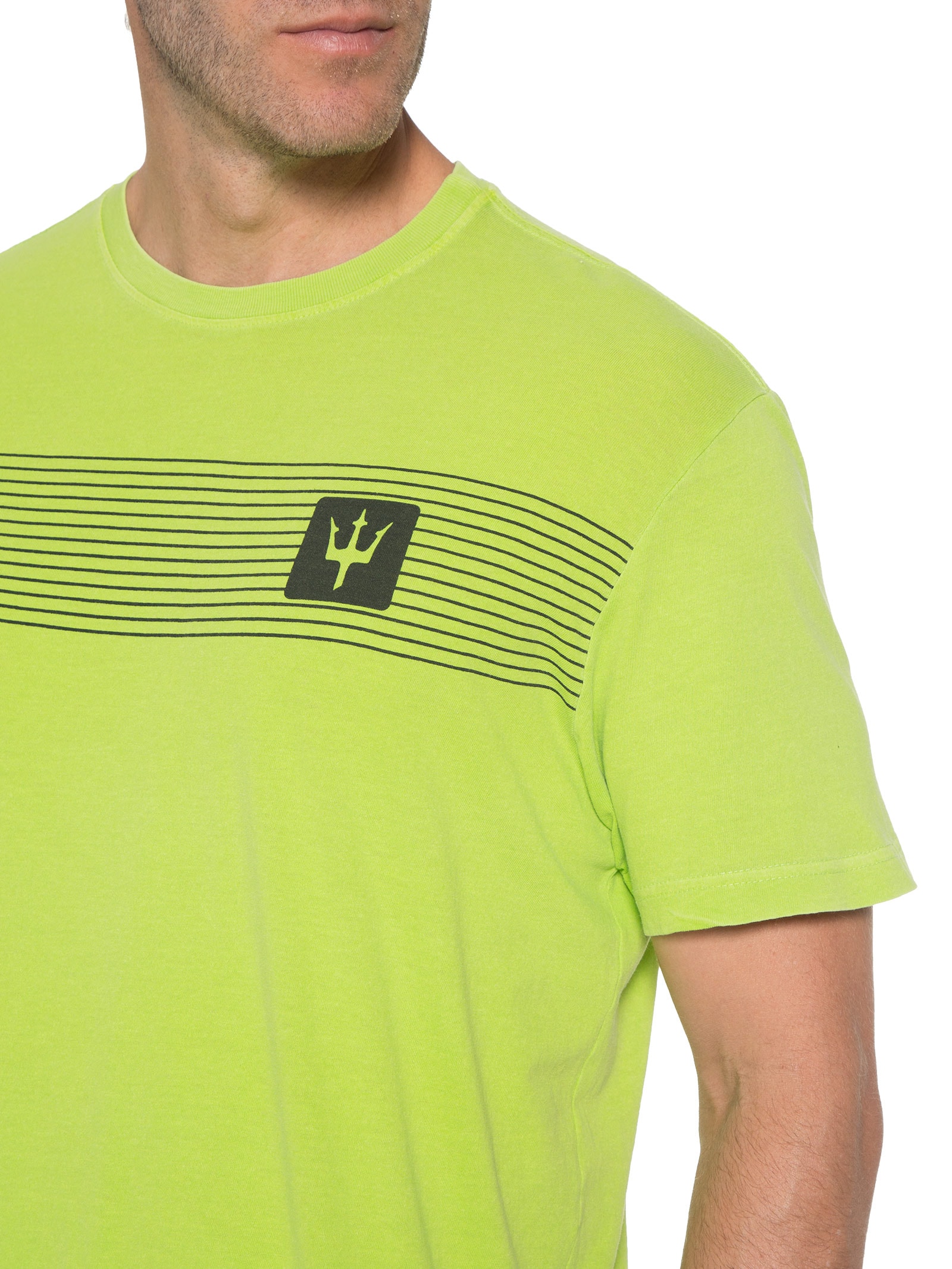 Camiseta Masculina Stone Carbon Fiber Verde Osklen