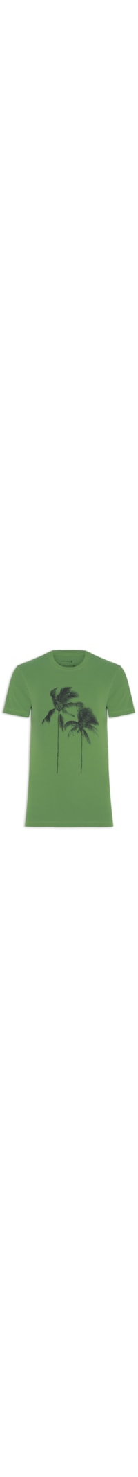 Camiseta Masculina Stone Coqueiro 02 - Verde