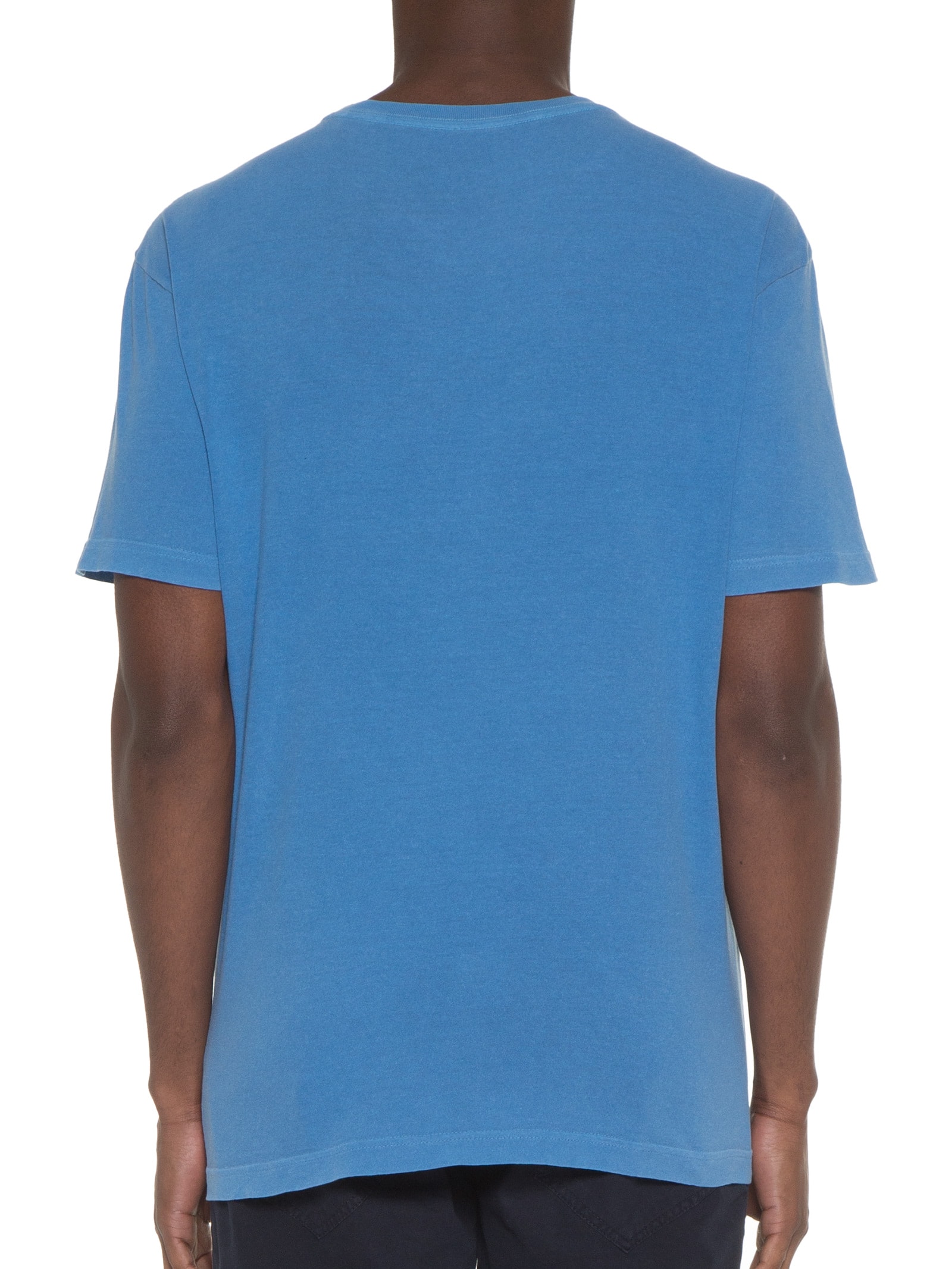 Camiseta Masculina Stone Coqueiros 5 Azul Osklen