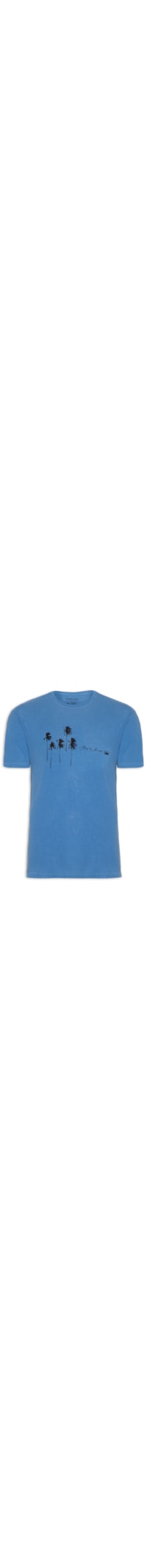 Camiseta Masculina Stone Coqueiros 5 - Azul