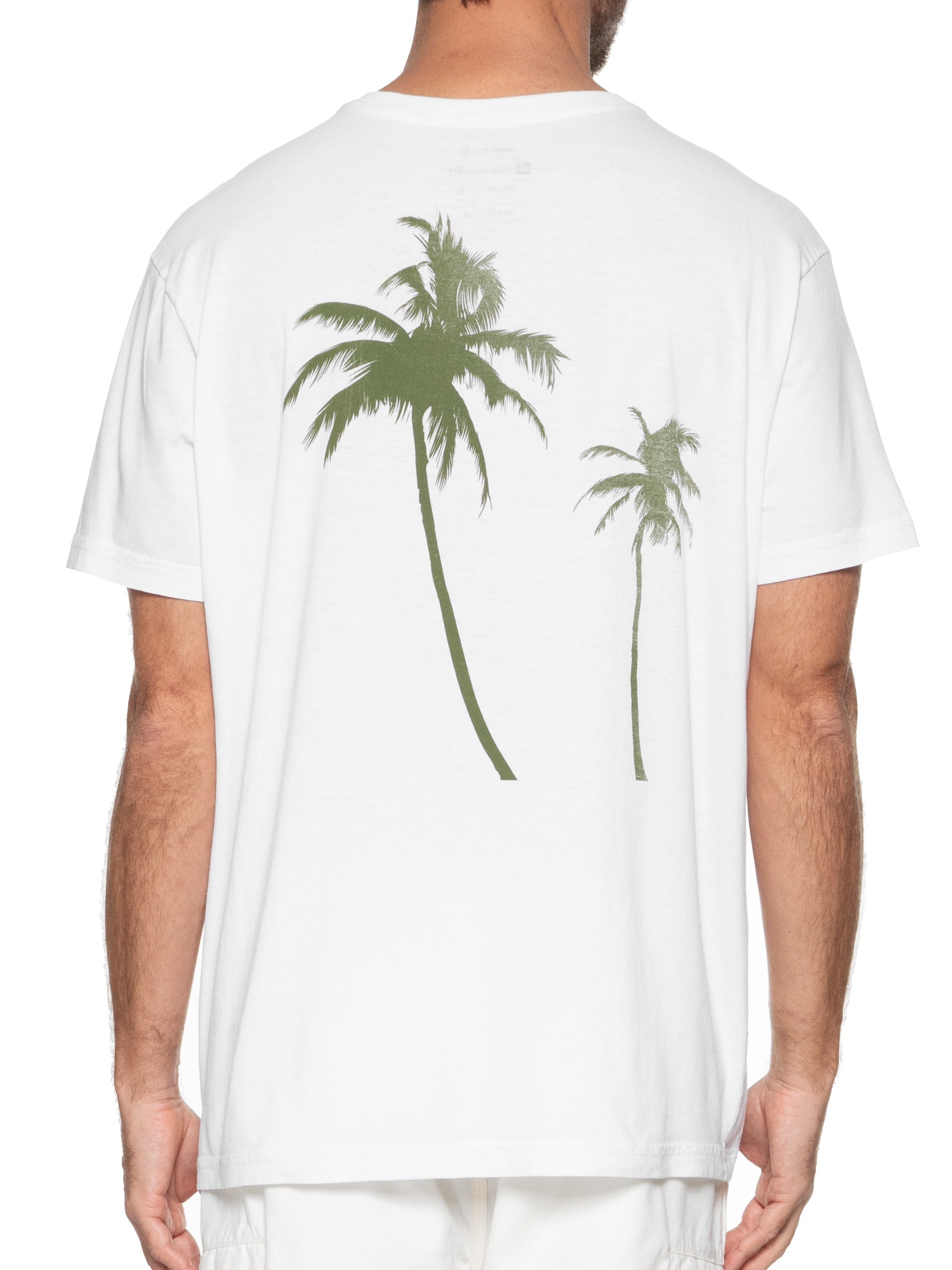 Camiseta Masculina Stone Coqueiros Branco Osklen