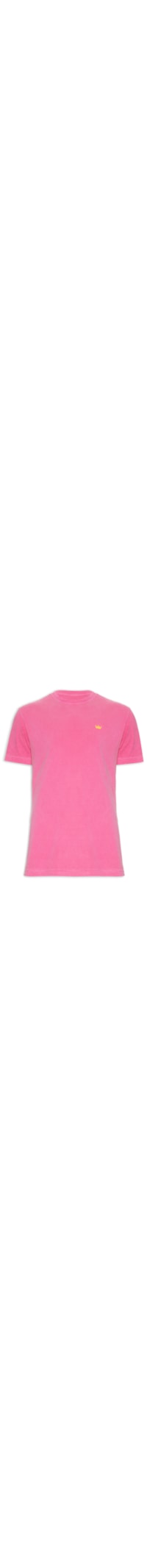Camiseta Masculina Stone Coroa - Rosa