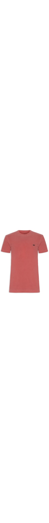 Camiseta Masculina Stone Coroa Rough - Vermelho