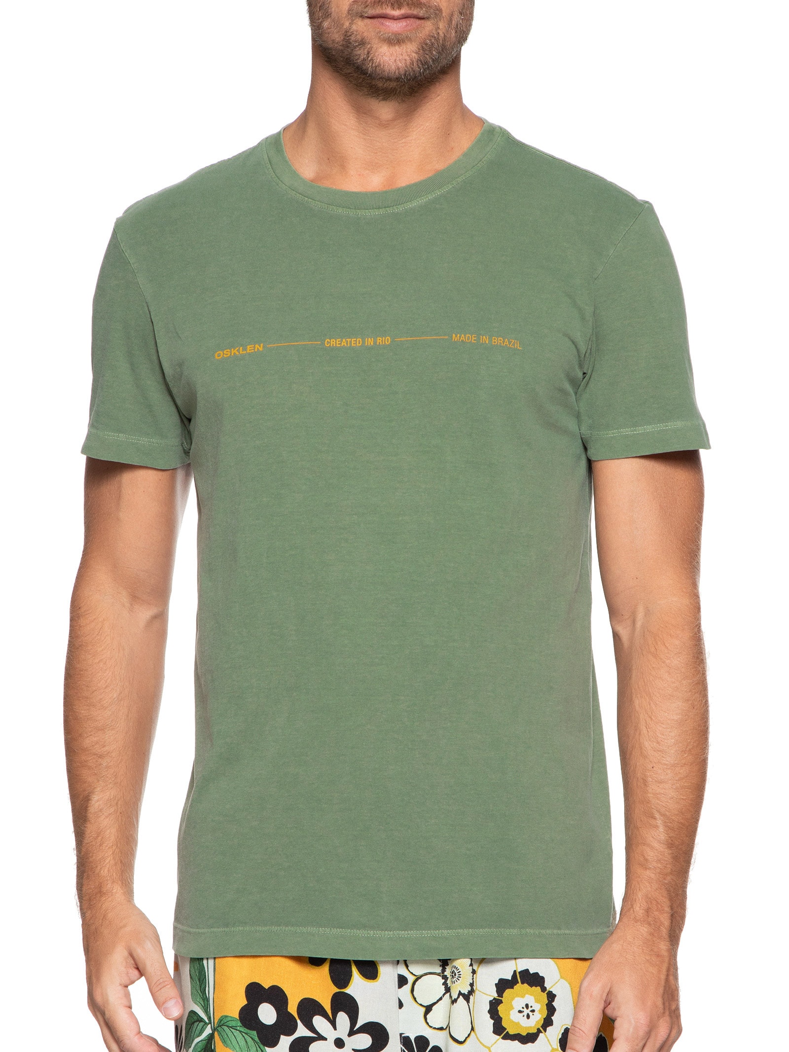 Camiseta Masculina Stone Created In Rio Verde Osklen