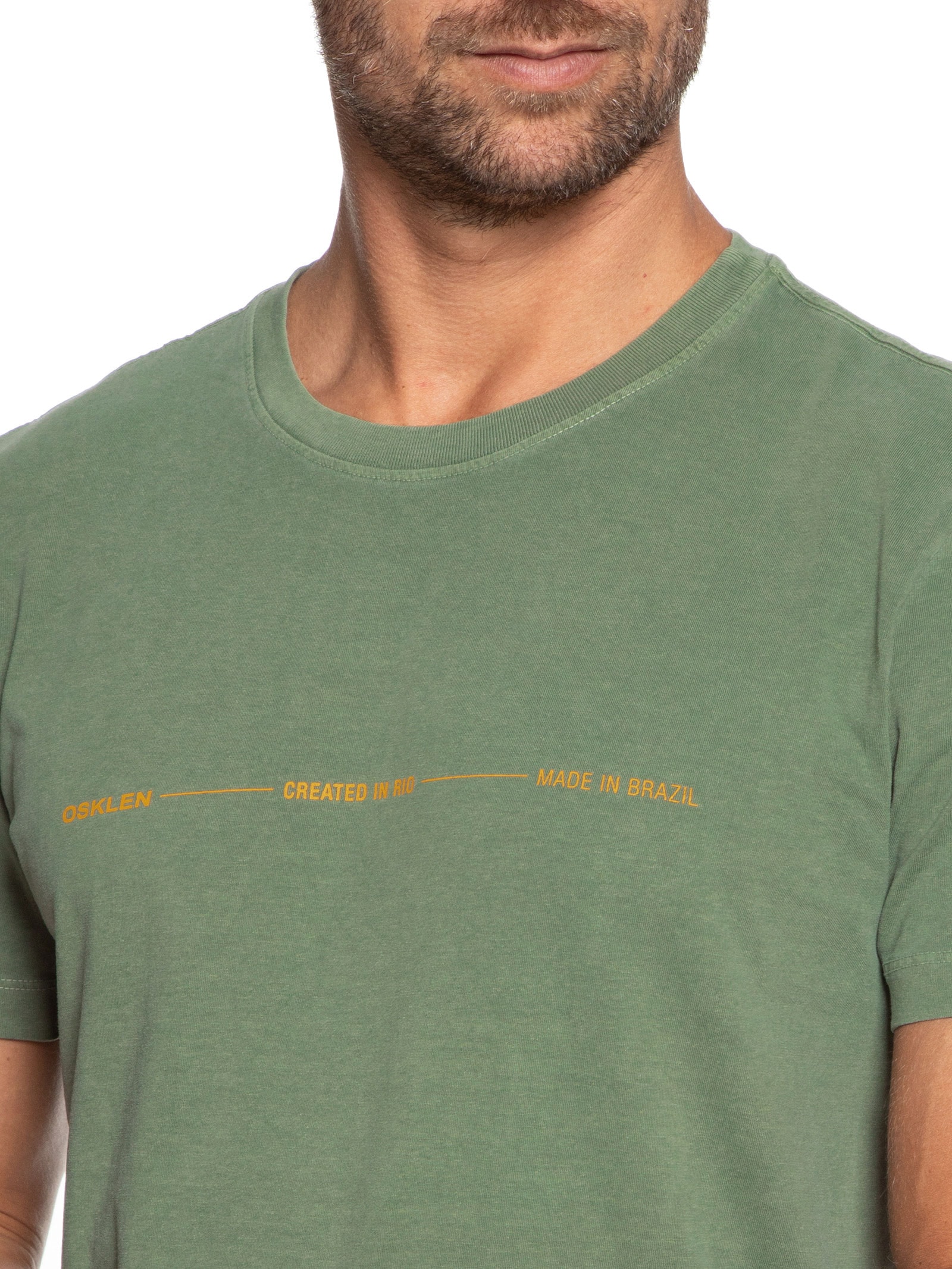 Camiseta Masculina Stone Created In Rio Verde Osklen