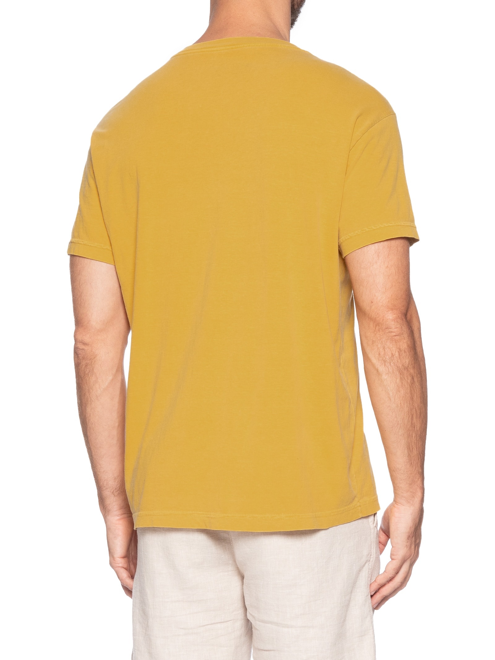 Camiseta Masculina Stone Cycling Drawing Mc Amarelo Osklen