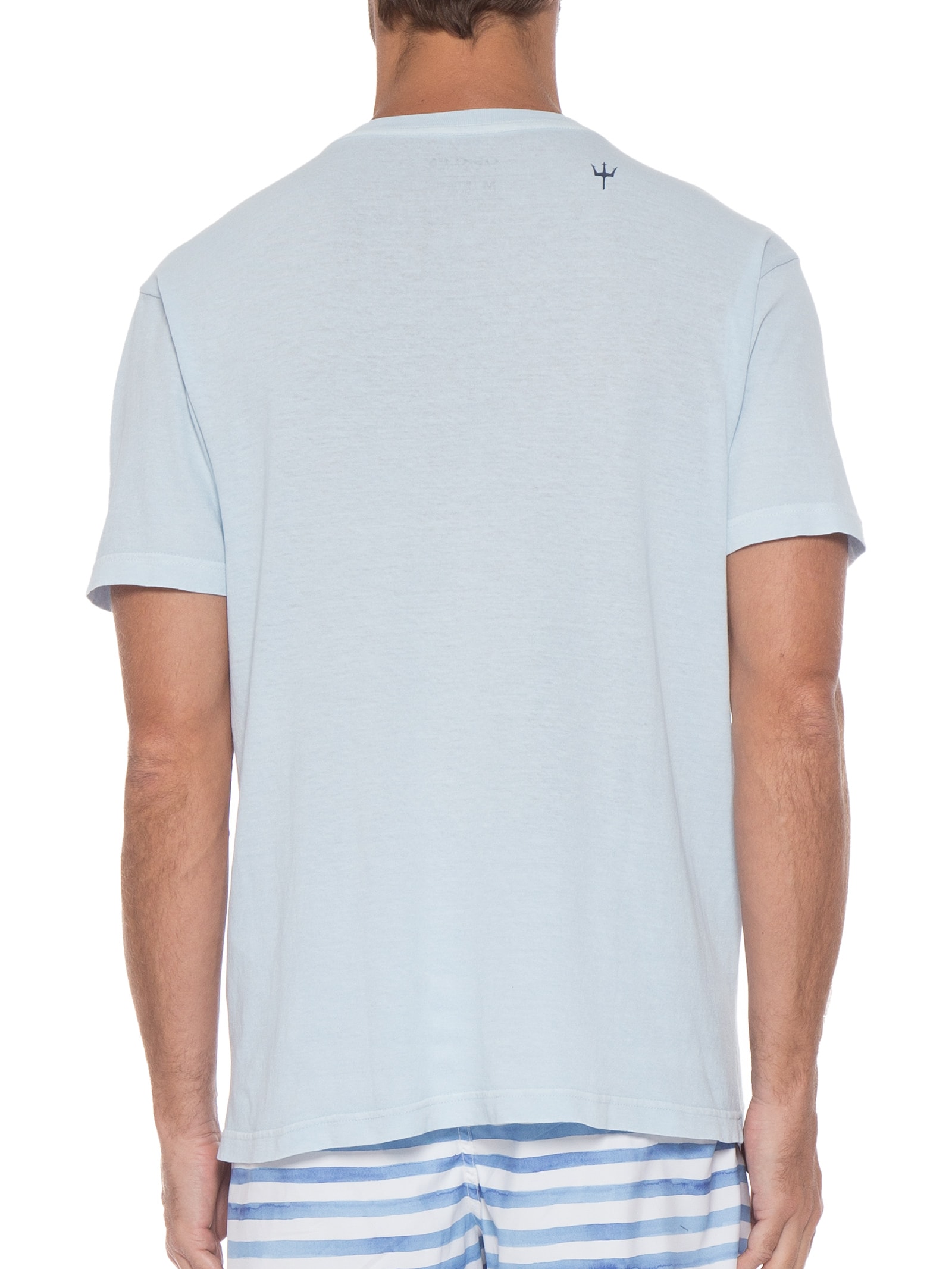 Camiseta Masculina Stone Diver Azul Osklen