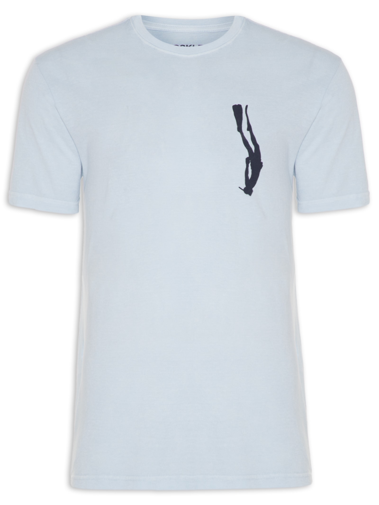 Camiseta Masculina Stone Diver Azul Osklen