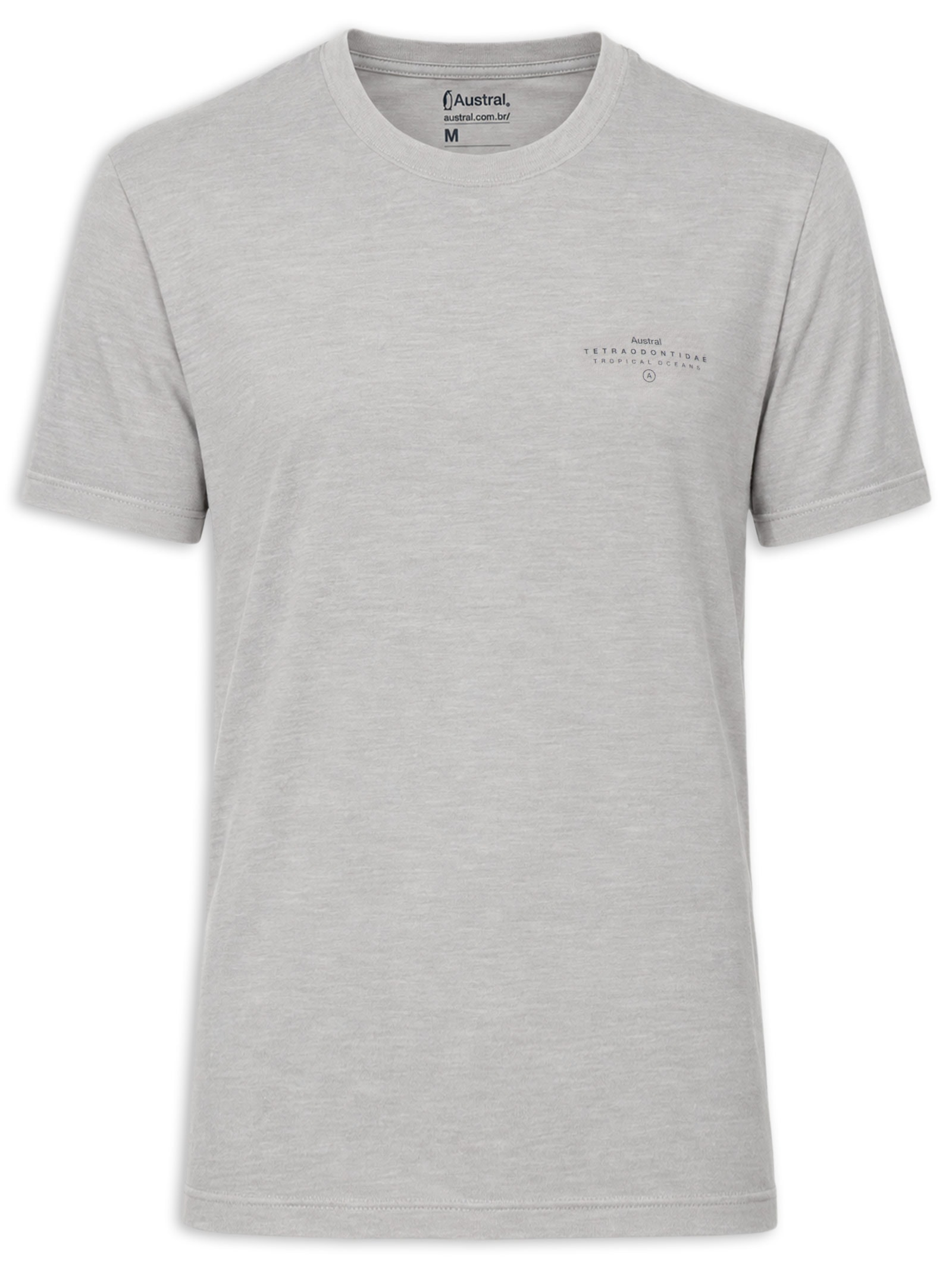 Camiseta Masculina Stone Estampa Blowf Cinza Austral