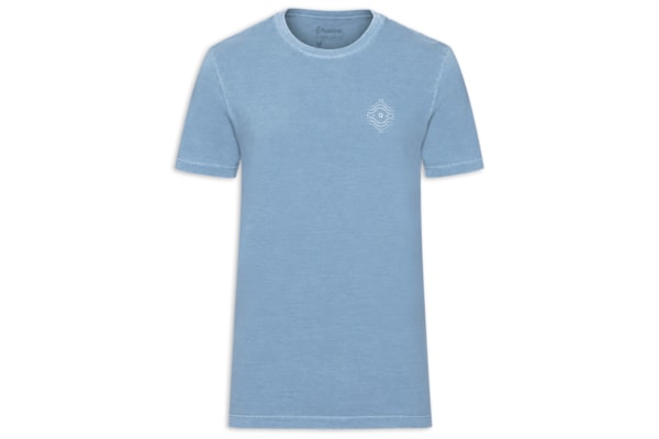 Camiseta Masculina Stone Estampada Acqua - Azul