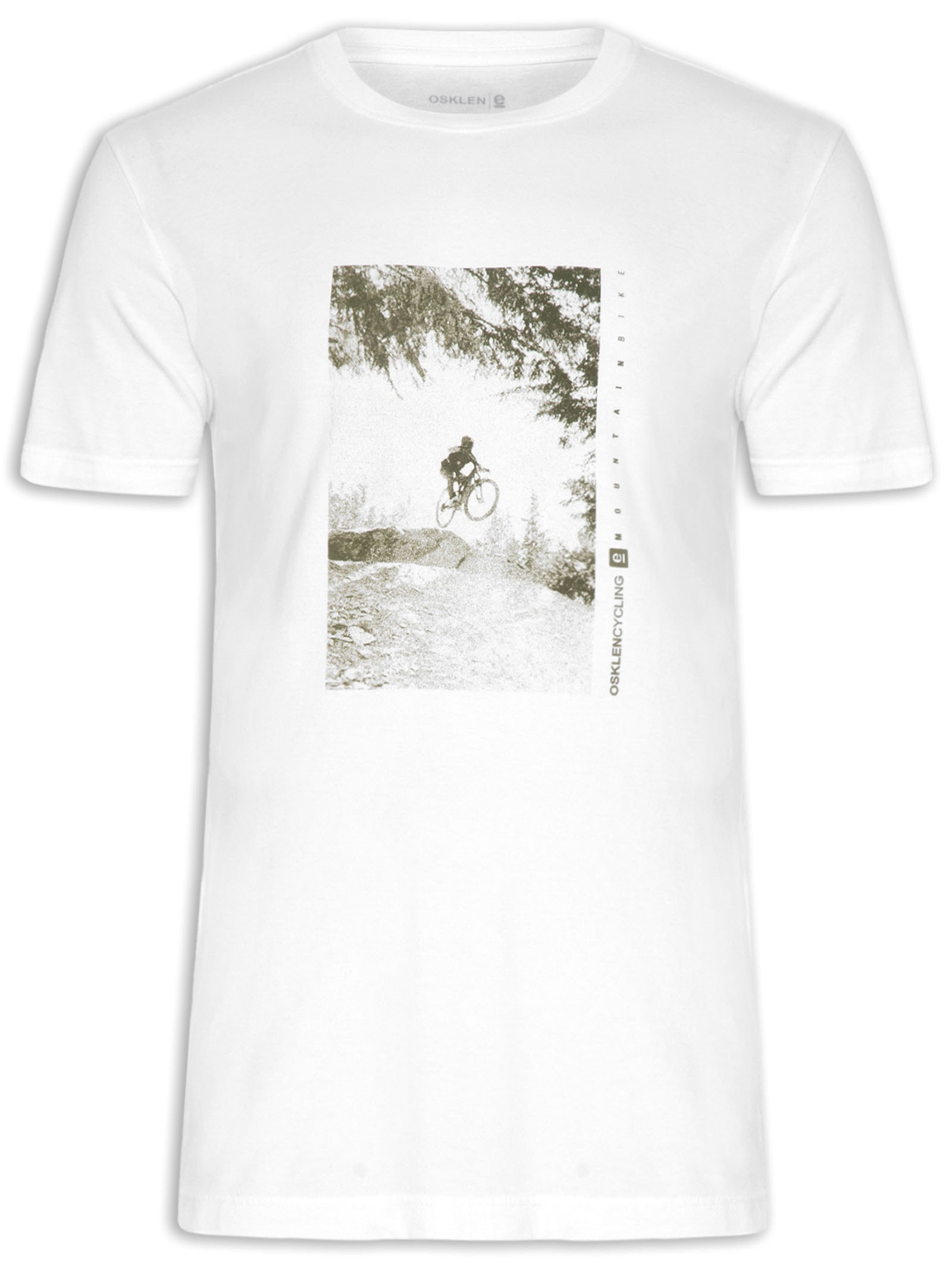 Camiseta Masculina Stone Mtb Branco Osklen
