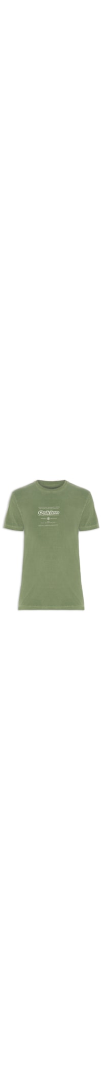 Camiseta Masculina Stone Osklen Label - Verde