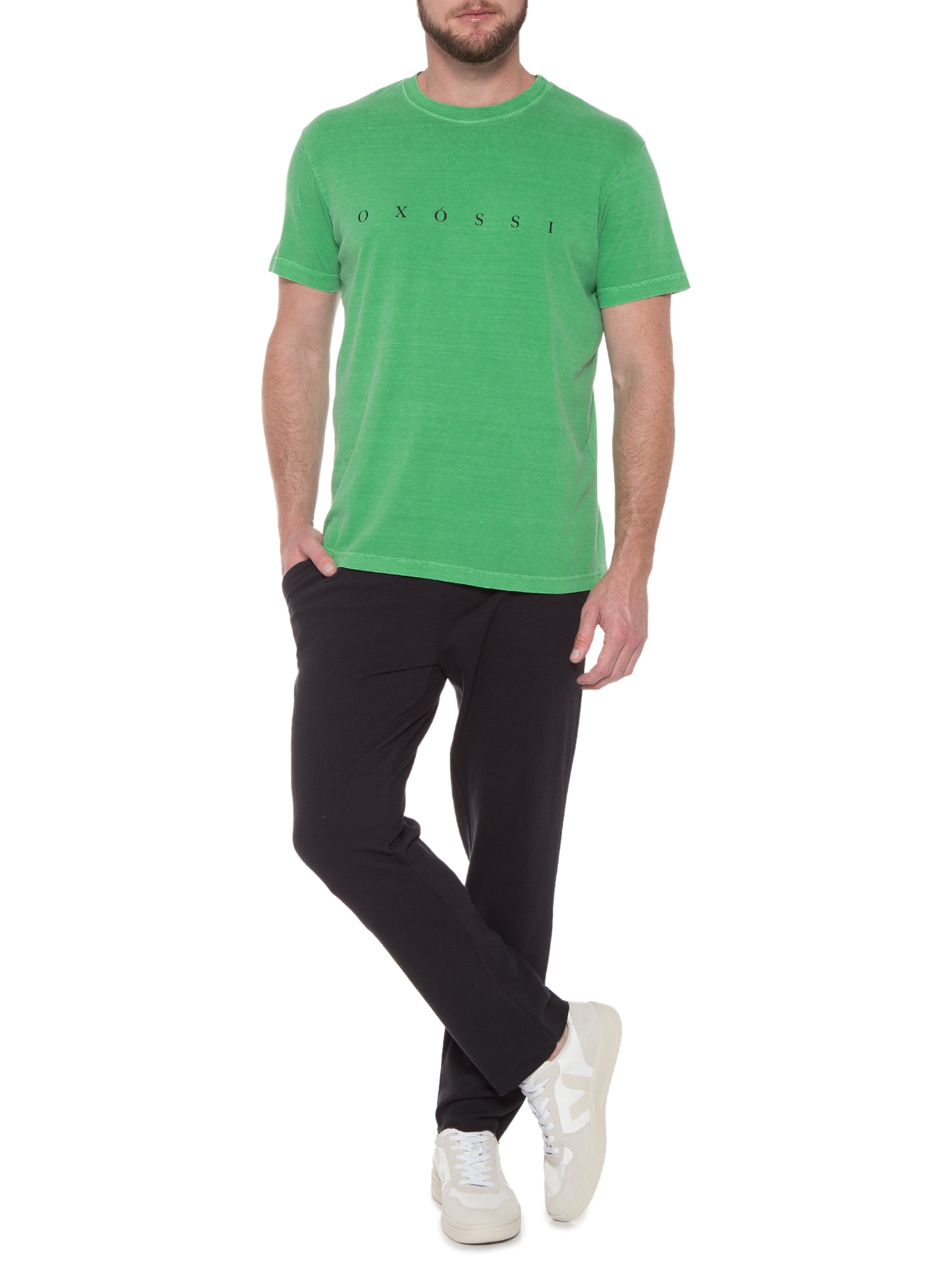 Camiseta Masculina Stone Oxossi Osklen Verde Osklen
