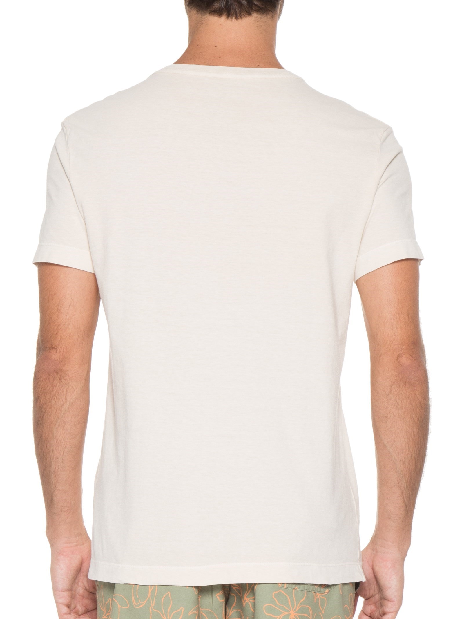 Camiseta Masculina Stone Pantanal Bege Osklen