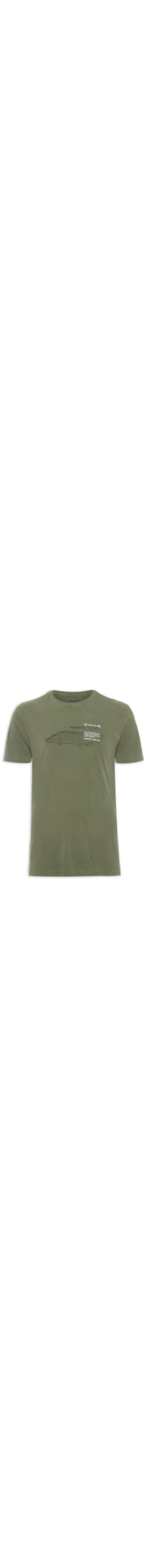 Camiseta Masculina Stone Pirarucu Life Eco - Verde