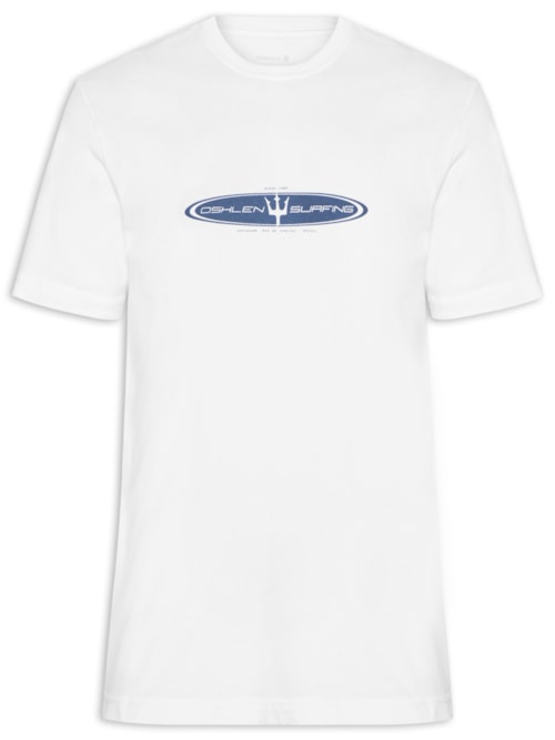 Camiseta Masculina Stone Realm Manga Curta – Branco