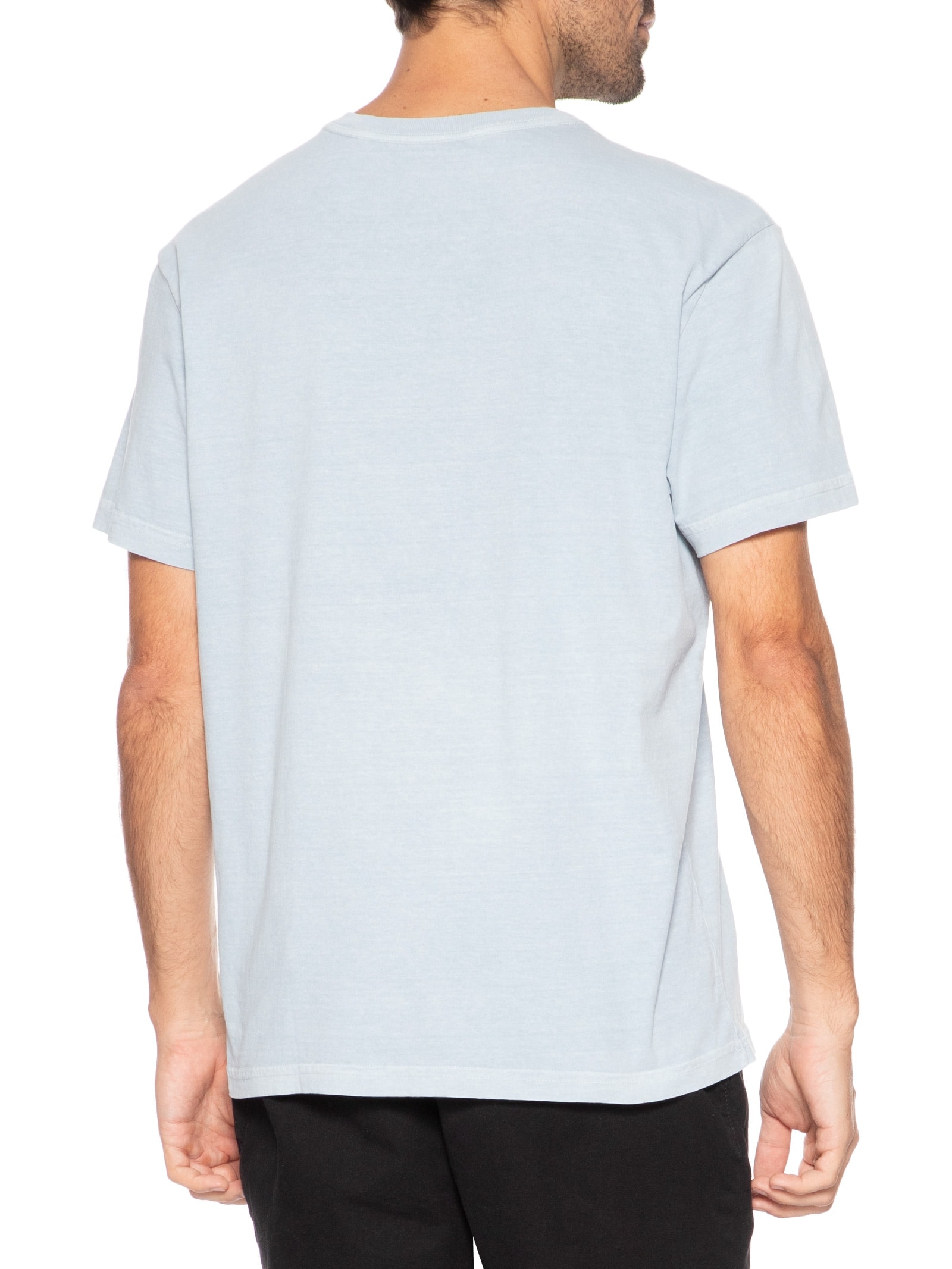 Camiseta Masculina Stone Rede Wave Azul Osklen