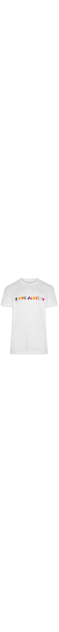 Camiseta Masculina Stone Rio De Janeiro Recorte - Branco