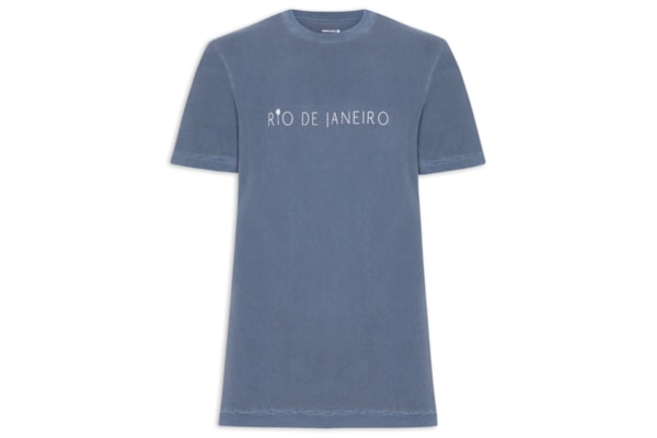 Camiseta Masculina Stone Rio Mc - Azul
