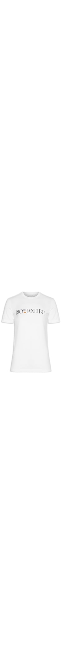 Camiseta Masculina Stone Rio Serifado Manga Curta - Branco