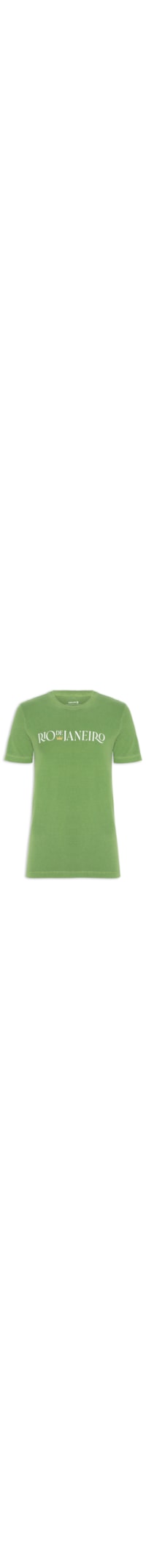 Camiseta Masculina Stone Rio Serifado Manga Curta - Verde