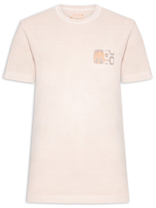 Camiseta Masculina Stone Seaside View – Rosa