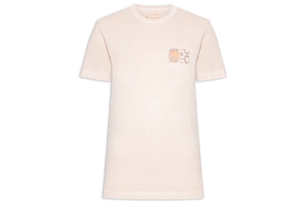 Camiseta Masculina Stone Seaside View - Rosa