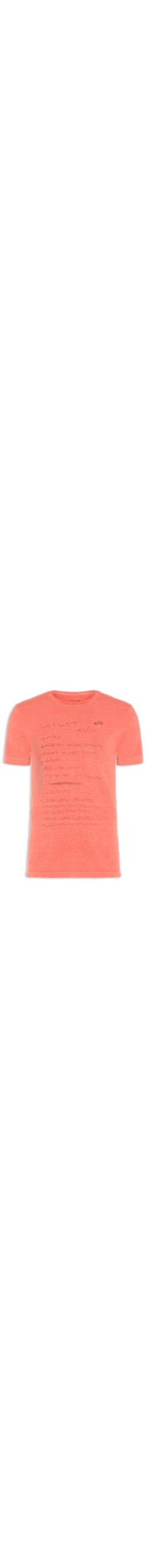 Camiseta Masculina Stone Setlist - Vermelho