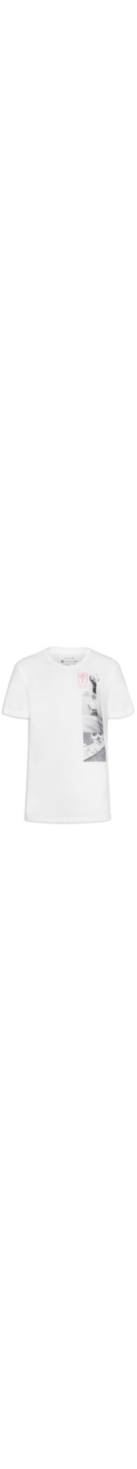 Camiseta Masculina Stone Summer Sk8 - Branco
