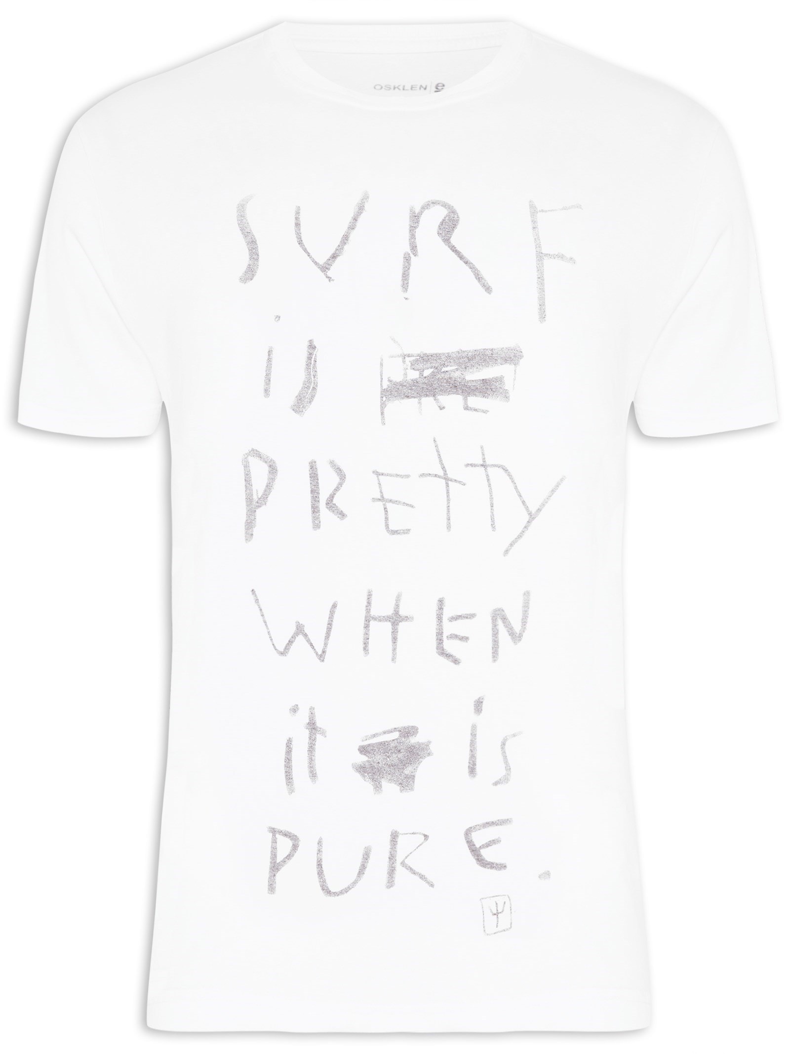 Camiseta Masculina Stone Surf Is Pretty Branco Osklen
