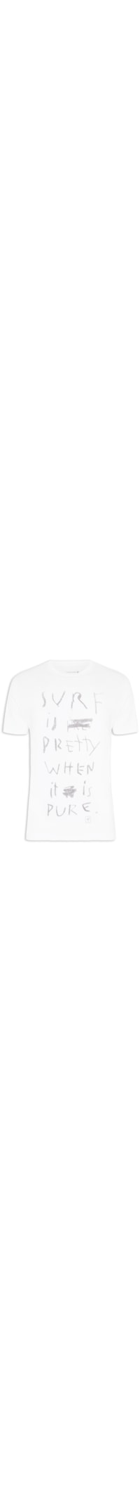 Camiseta Masculina Stone Surf Is Pretty - Branco