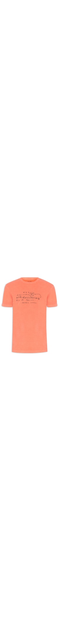 Camiseta Masculina Stone Surf Local - Laranja