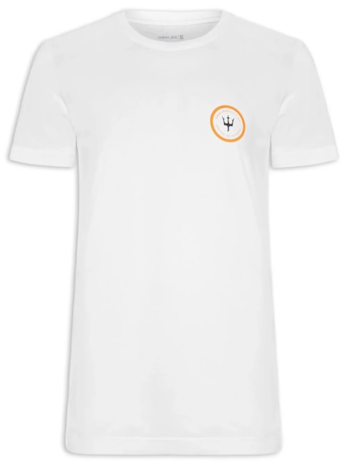 Camiseta Masculina Stone Surf Patch – Branco