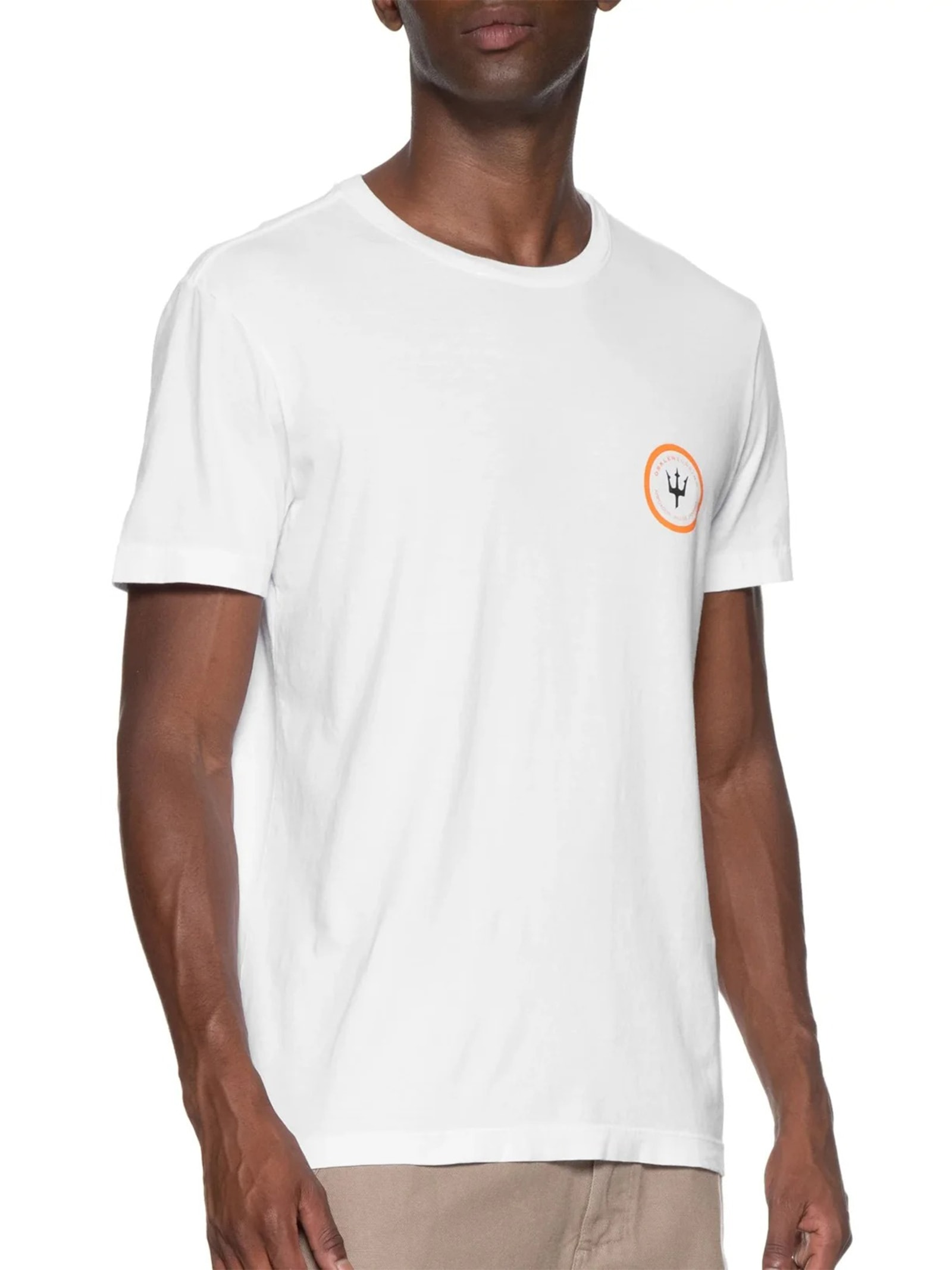 Camiseta Masculina Stone Surf Patch Branco Osklen