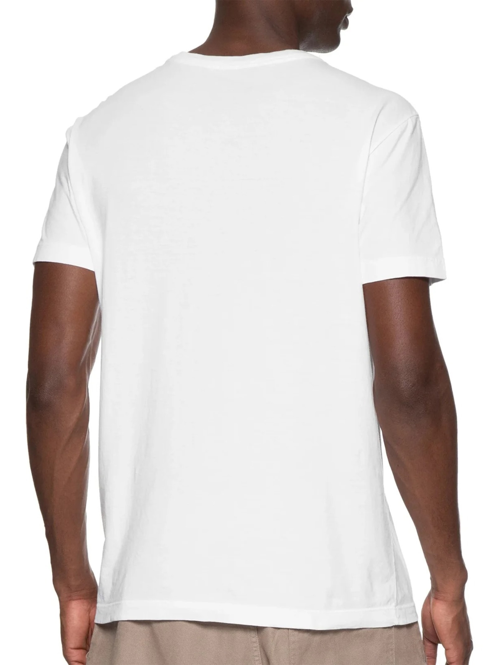 Camiseta Masculina Stone Surf Patch Branco Osklen