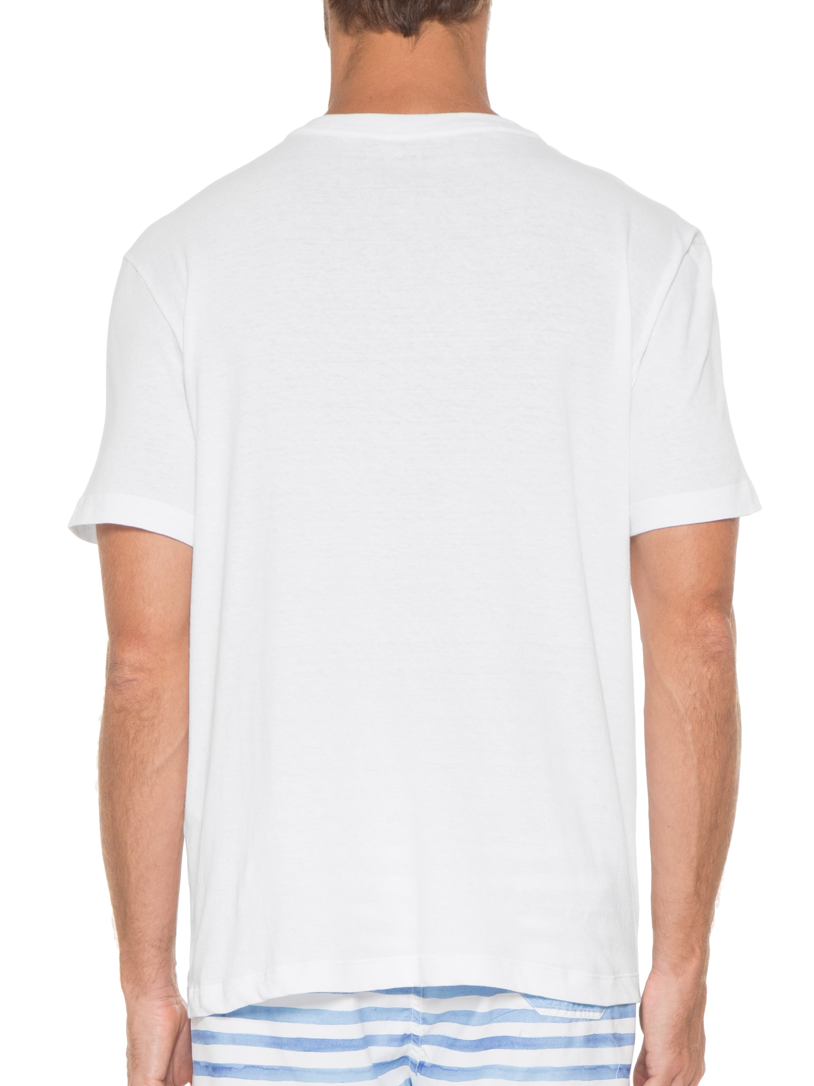 Camiseta Masculina Stone Surf Poster Branco Osklen