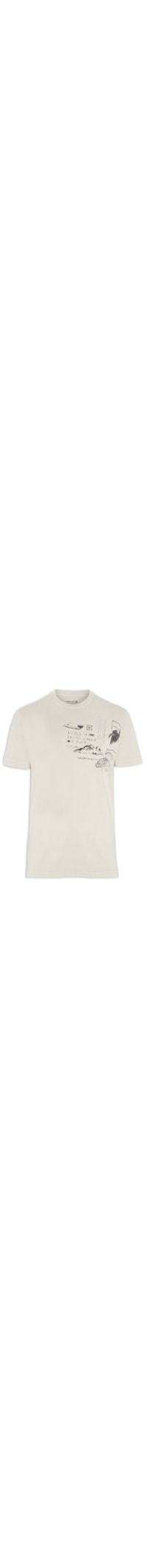 Camiseta Masculina Stone Surf Sketch - Bege