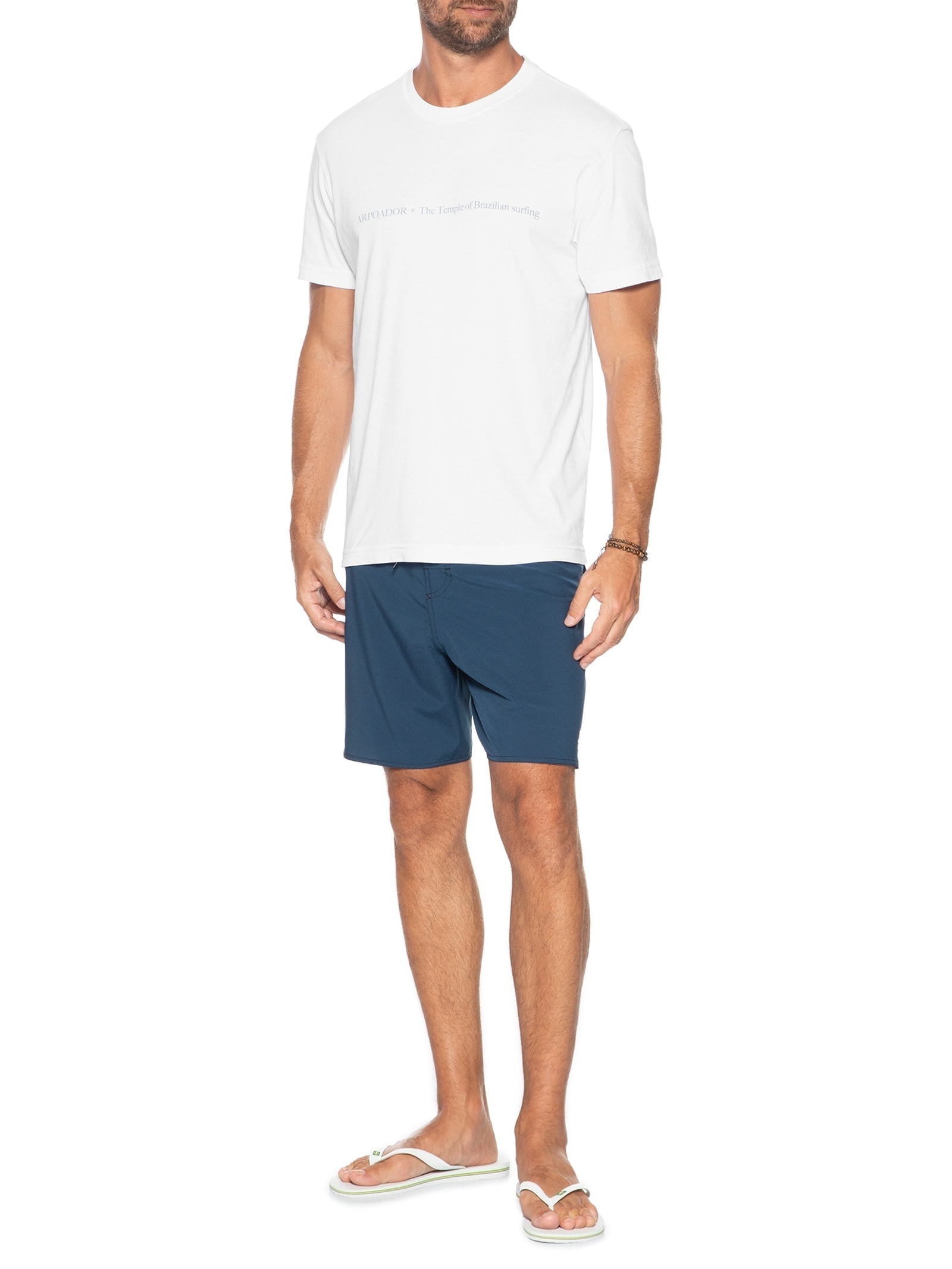 Camiseta Masculina Stone The Temple Mc Branco Osklen