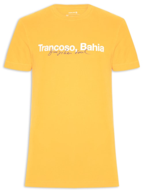 Camiseta Masculina Stone Trancoso – Amarelo