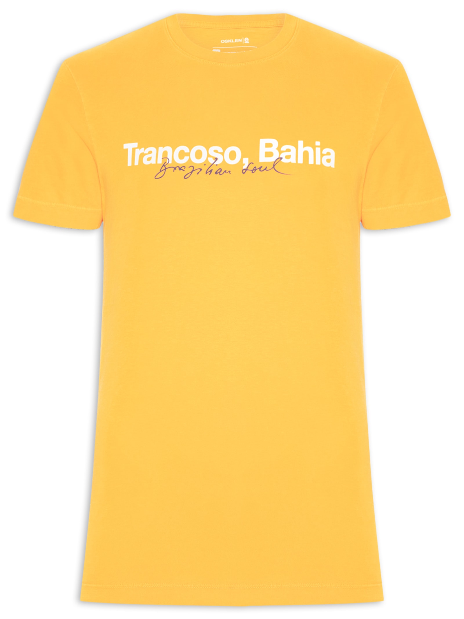 Camiseta Masculina Stone Trancoso Amarelo Osklen