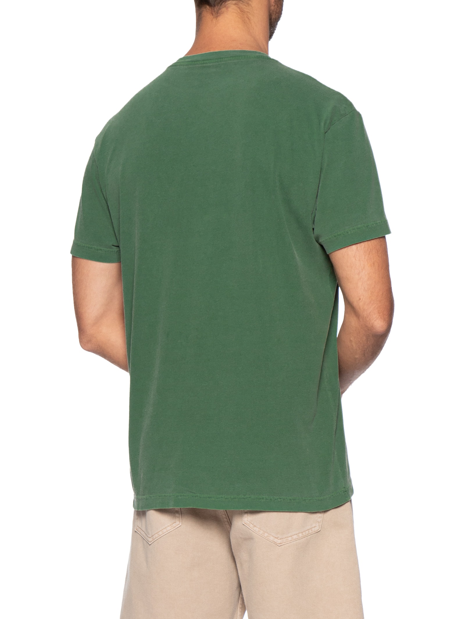 Camiseta Masculina Stone Tridente Mini Verde Osklen