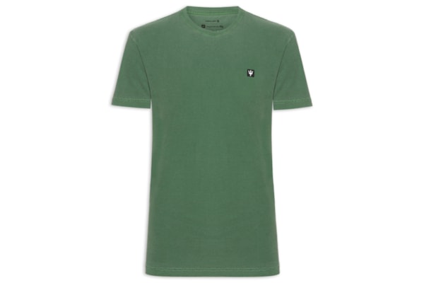 Camiseta Masculina Stone Tridente Mini - Verde