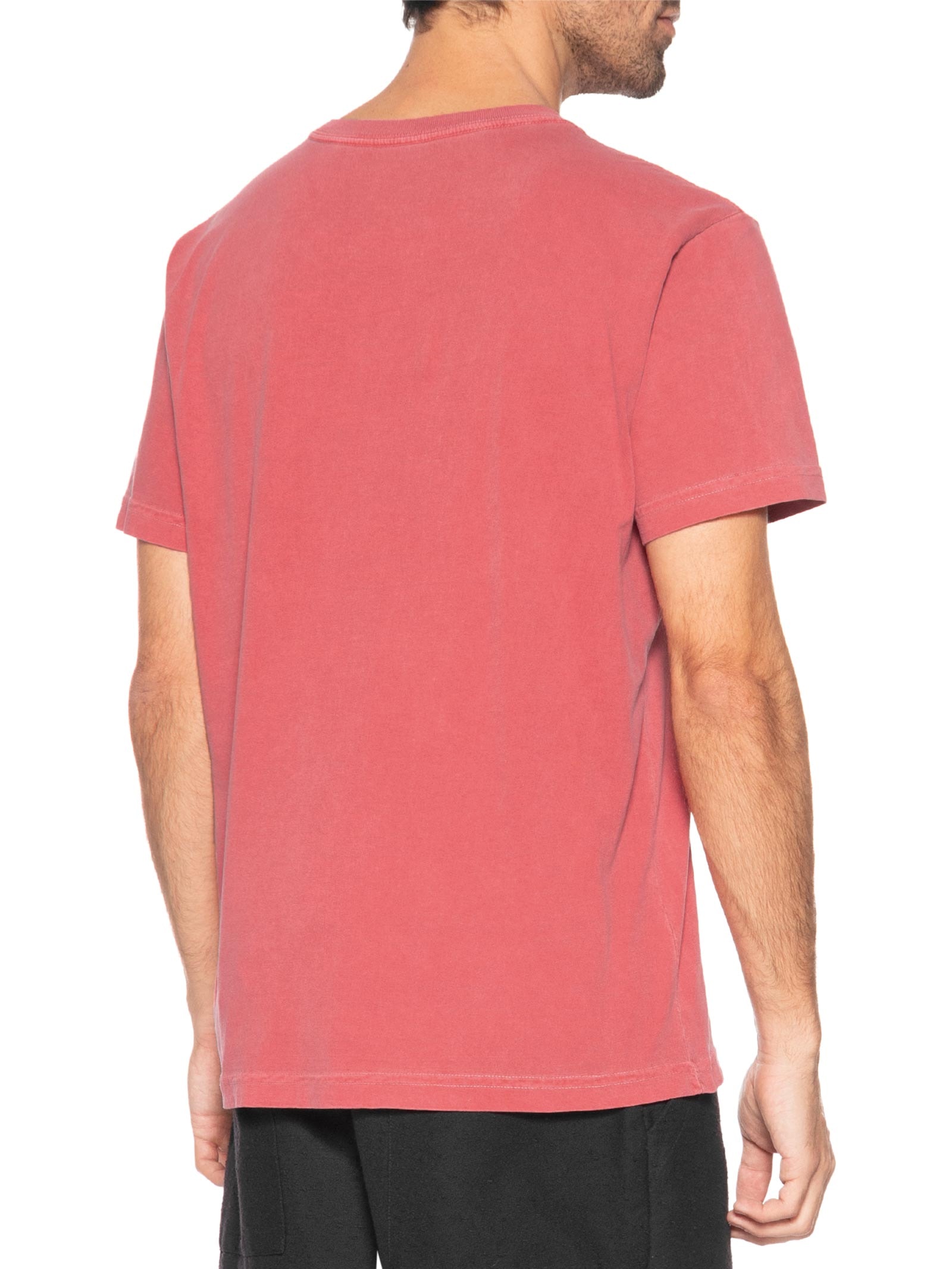 Camiseta Masculina Stone Tridente Mini Vermelho Osklen
