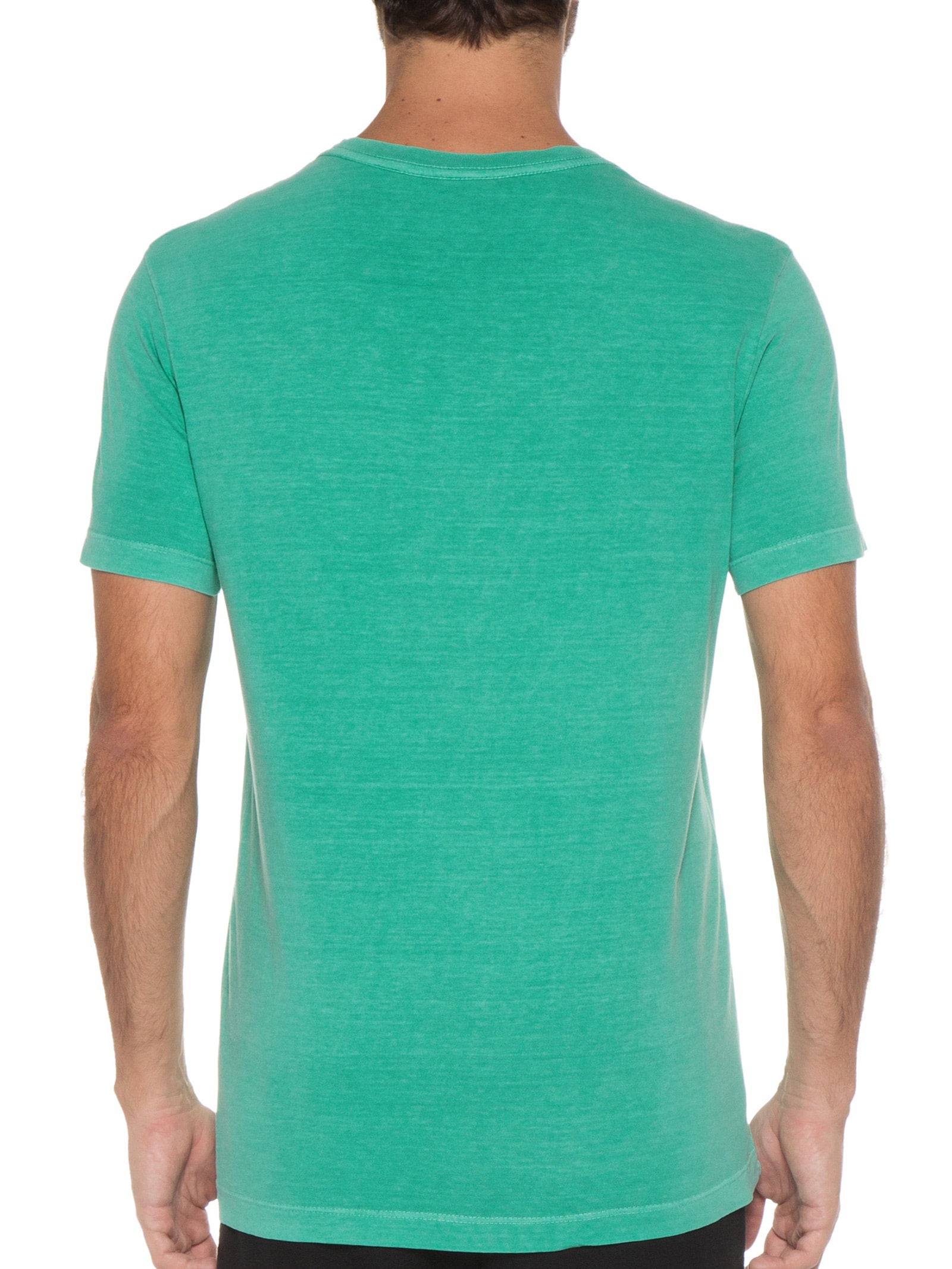 Camiseta Masculina Stone Tridente Sk8 Verde Osklen