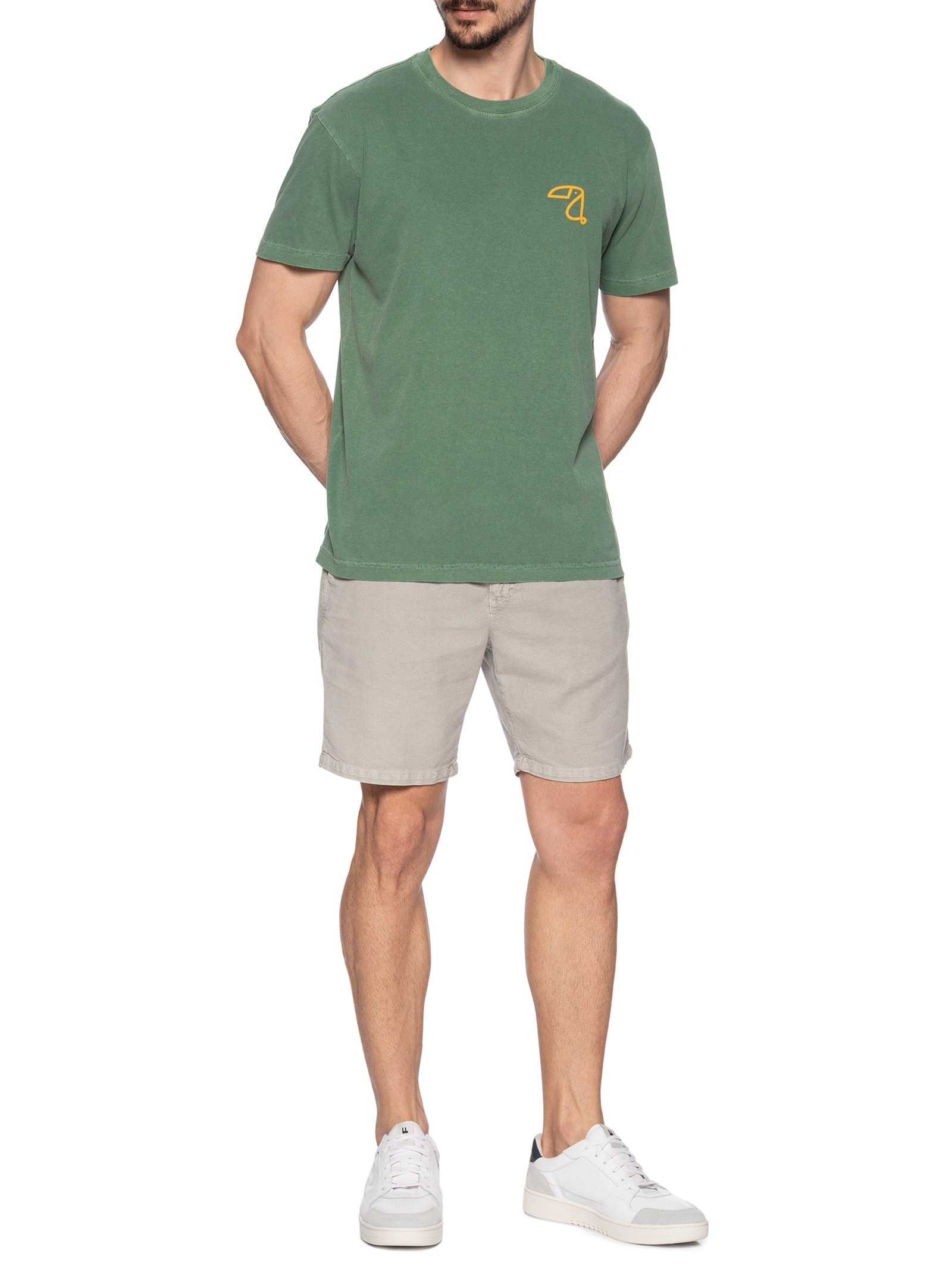 Camiseta Masculina Stone Tucano Minimal Verde Osklen