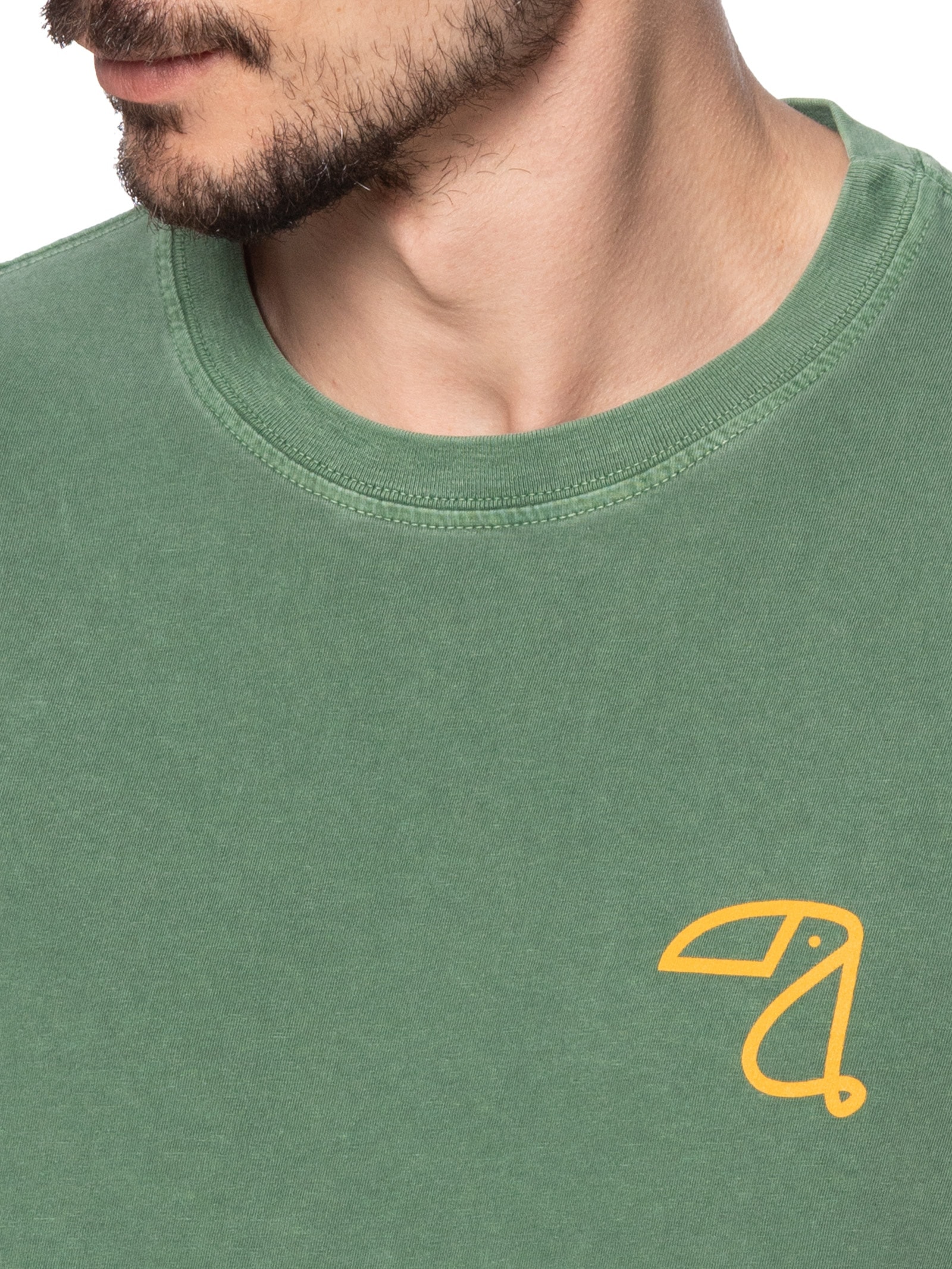 Camiseta Masculina Stone Tucano Minimal Verde Osklen